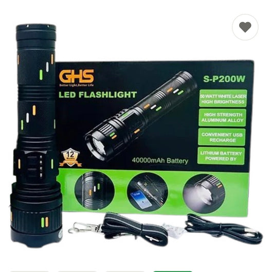 GHS S-P200W LED FLASHLIGHT