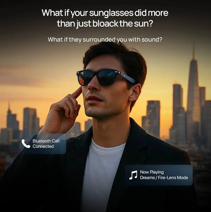 Fire-Lens Dune Smart Glasses | Wireless Bluetooth